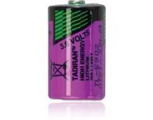 1/2 AA High Capacity 3.6 Volt Lithium Battery - Pressure Contact