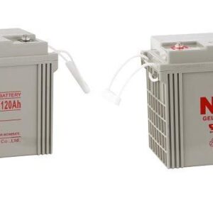 NPP NPG12-120Ah AGM Rechargeable Gel Deep Cycle 12V 120Ah Battery Button Style Terminals (2 Pack)