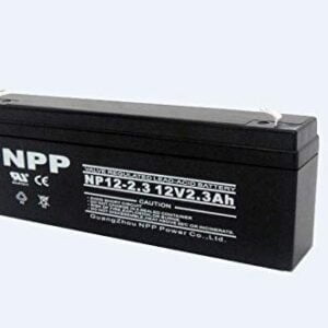 NPP NP12-2.3Ah 12V 2.3 Ah Rechargeable Lead Acid Battery F1 Terminals