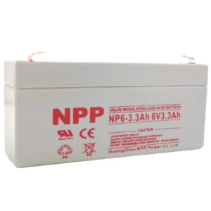 NPP NP6-3.3Ah Valve Regulated Sealed Lead Acid Battery