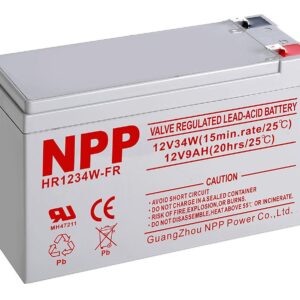 NPP HR1234W FR 12V 34W 12Volt 9Amp High Rate Long Life Rechargeable Lead Acid Battery