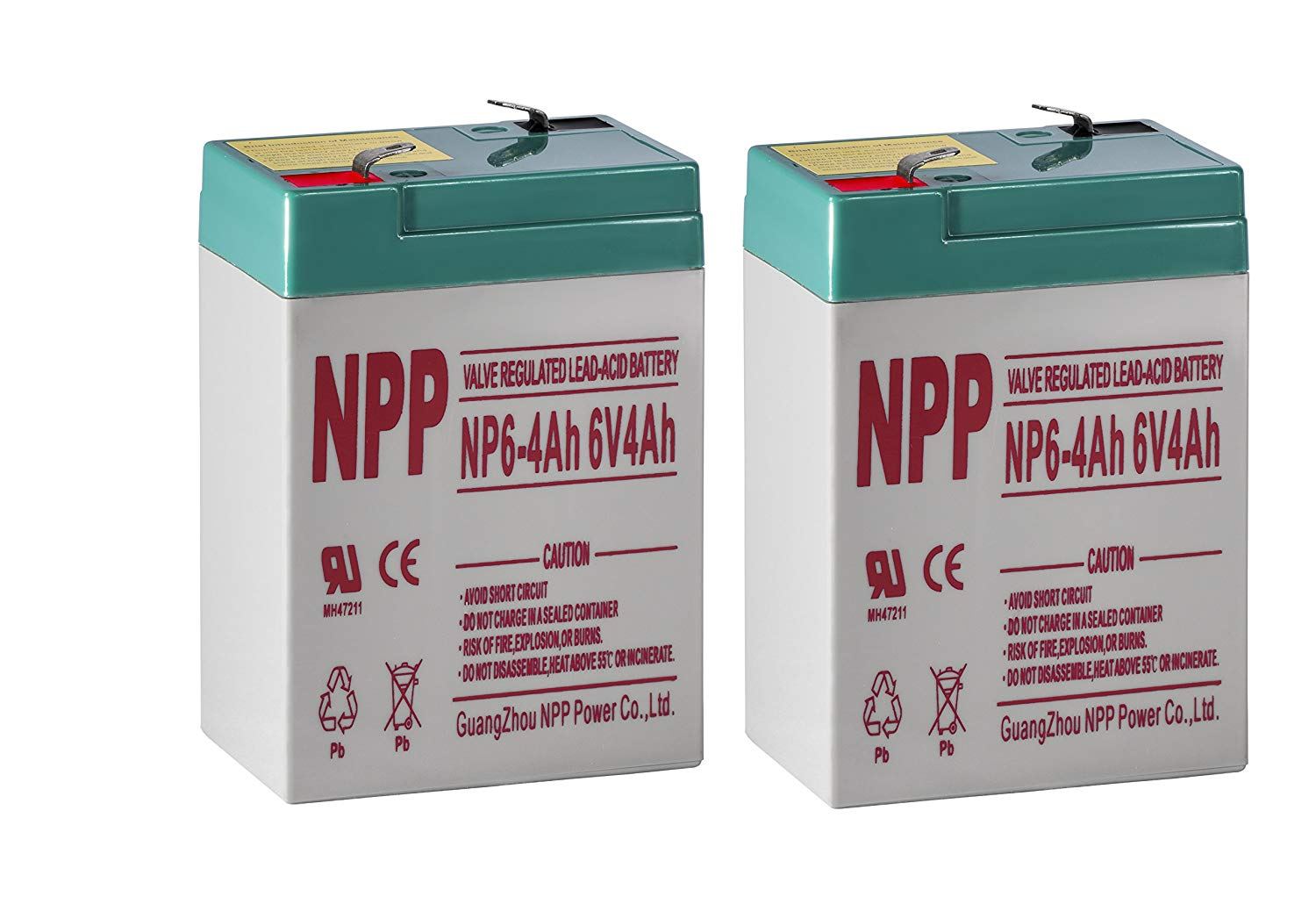 NPP-NP6-4Ah-Sealed-Lead-Acid-6Volt-4Ah-Battery-With-F1-Style-Terminals2pcs-B01HSRGNLM-2.jpg