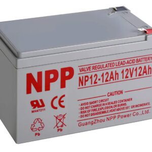 NP12-12Ah with F2 Terminals 12V 12 Ah Rechargeable Lead Acid Battery
