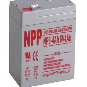 NPP NP6-4.5Ah Rechargeable Sealed Lead Acid 6V 4.5 Ah Battery F1