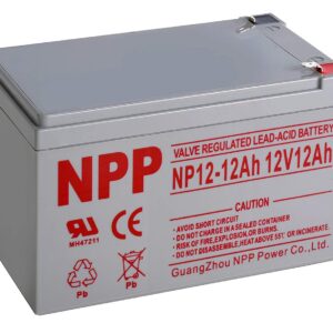 NP12-12Ah F2 Terminal Rechargeable Sealed Lead Acid 12V 12Ah Battery