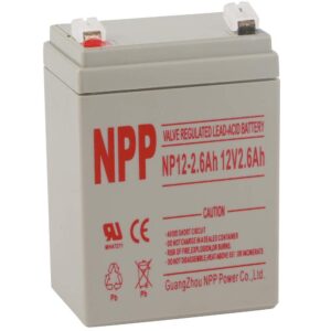 NPP NP12-2.6Ah 12V 2.6 Amp Audio UPS Emergency Lighting Battery