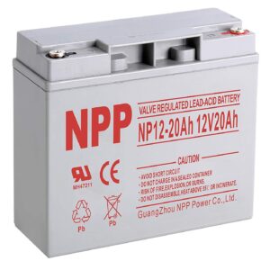 NPP NP12-20Ah 12V 20Ah Sealed Lead Acid SLA Deep Cycle Button Style Terminal Battery