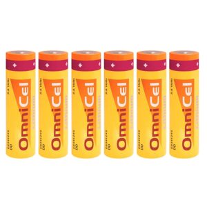 6X OmniCel ER341245 3.6V 35Ah Sz DD Lithium Standard Battery Utility Telematics