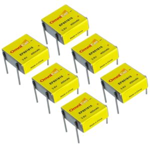 6X OmniCel ER651615 3.6V 400mAh Prismatic Lithium Battery BL-4PN Sensor Detector