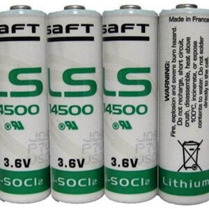 SAFT LS14500 LS 14500 AA 3.6v Li-SOCl2 Lithium Battery MADE IN FRANCE 4 Pack