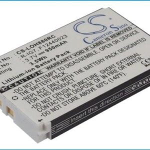 Logitech Harmony One Advanced Remote Control Battery Li-Ion 3.7V (950 mAh) Battery - Replacement For R-IG7 and Monster MCC