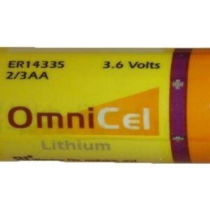 Omnicel 3.6 Volt 2/3 Aa 1650 Mah (Er14335) Primary Lithium Battery by Omnicel