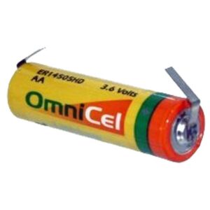 OmniCel ER14505HD 3.6V Size AA Lithium Battery with Tabs