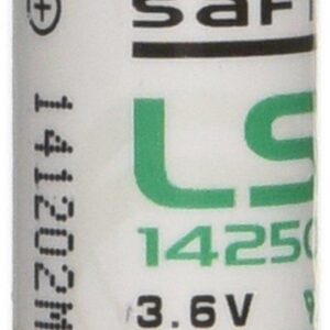 Saft LS 14250 1⁄2 AA-size 3.6 V Primary Lithium-Thionyl Chloride 1000 mAh Lithium Battery (5pcs)