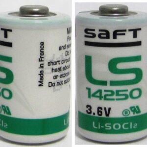 2 Pcs SAFT LS14250 LS 14250 1/2 AA 3.6v Li-SOCl2 Lithium Battery High Capacity MADE IN FRANCE
