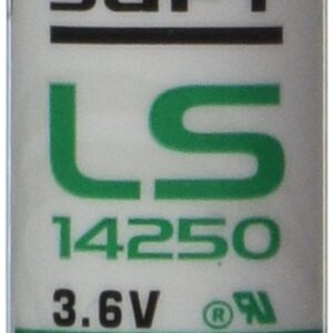 2 Pieces of Saft LS-14250 1/2 AA 3.6V Lithium Primary Battery for Mac computers (non Rechargeable)