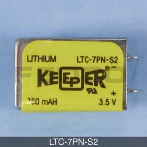 FedCo Batteries Compatible with EaglePicher LTC-7PN-S2 EaglePicher Keeper Specialty Battery - 3.5V44; 750mAh