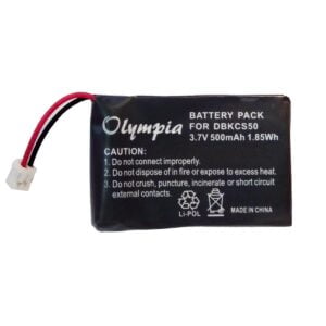 Plantronics 65358-01 Cordless Phone Battery Li-Ion, 3.7 Volt, 500 mAh