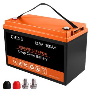 CHINS 12V 100Ah LiFePO4 Battery, 100A BMS,for Golf Car, Trolling Motor etc(Used)