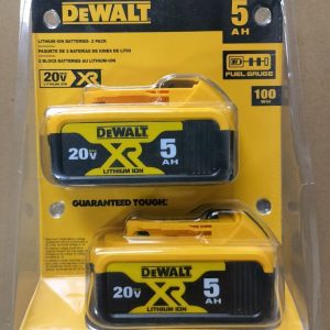 2PCS Dewalt DCB205 20V 5.0Ah MAX XR Li-ion Power Tool Battery