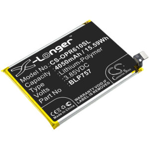 OPPO BLP757 Mobile/SmartPhone Replacement Battery 4050mAh