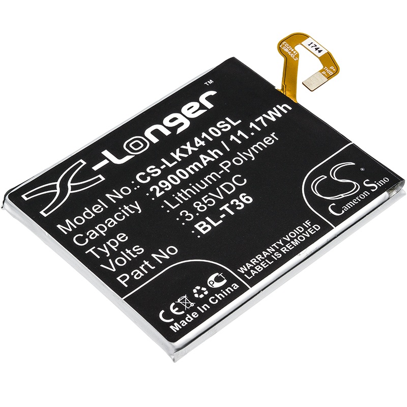 LG X410 BL-T36 Replacement Battery 3.85V 2900mAh