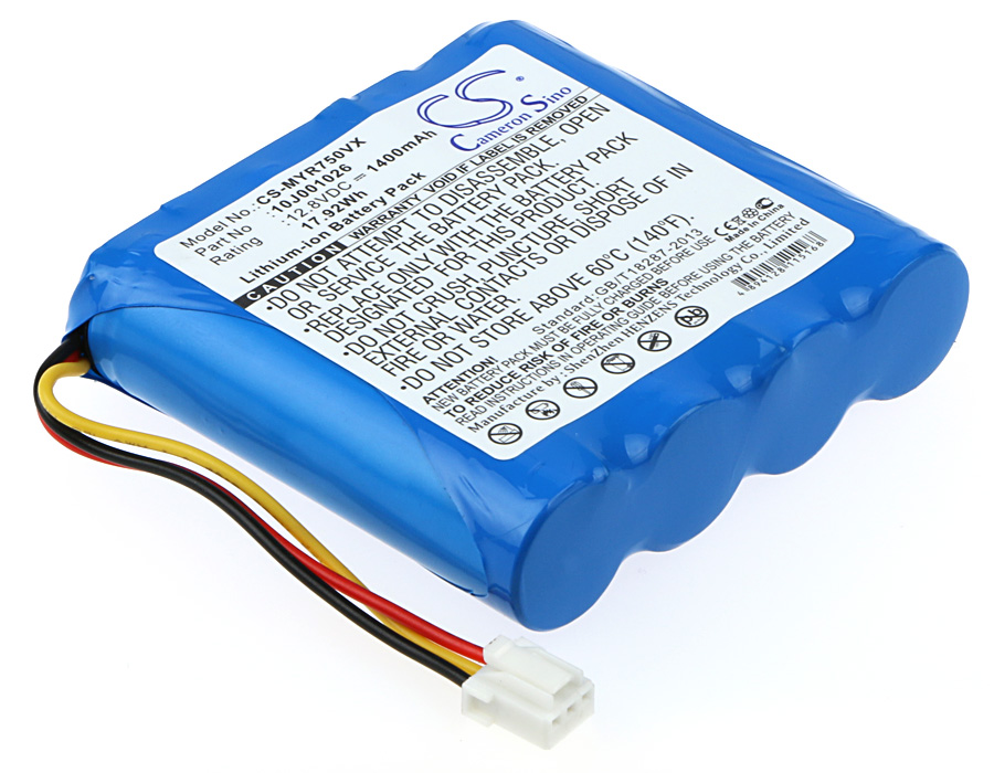 Moneual 10J001026 Vacuum Replacement Battery 1400mAh