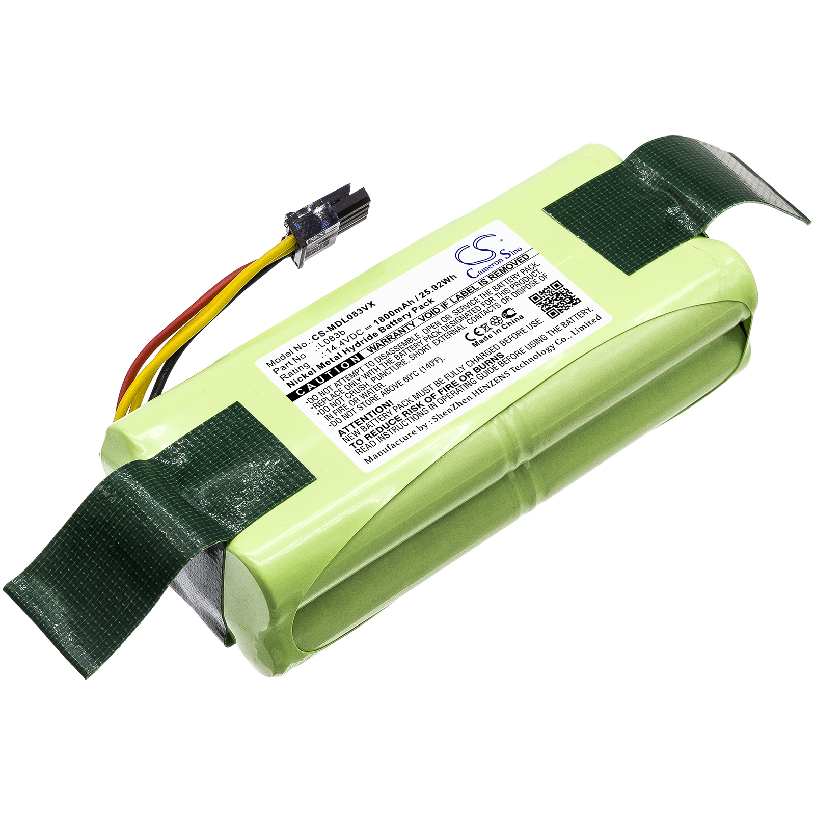Ecovacs Deebot Deepoo X600 Replacement Battery 14.4V 1800mAh