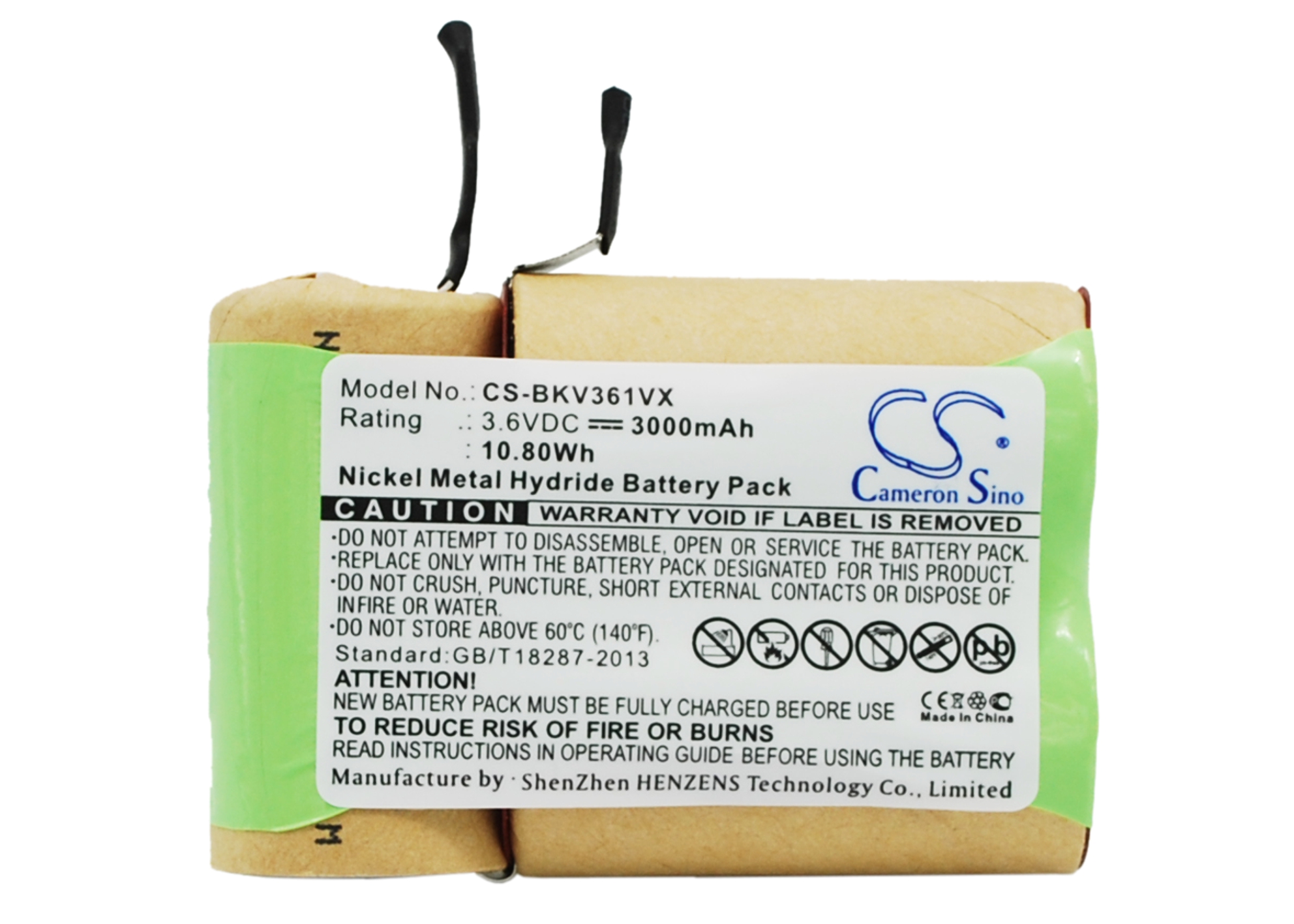 Black&Decker V3600 V3603 Replacement Battery 3.6V 3000mAh