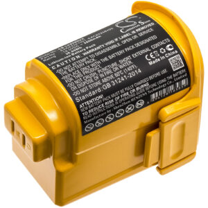 18.0V, Li-ion, 2000mAh, Vacuum battery fits Lg, Lg Vs8603swm, Vhb511bdb, Vhb511cdb, 36.00Wh