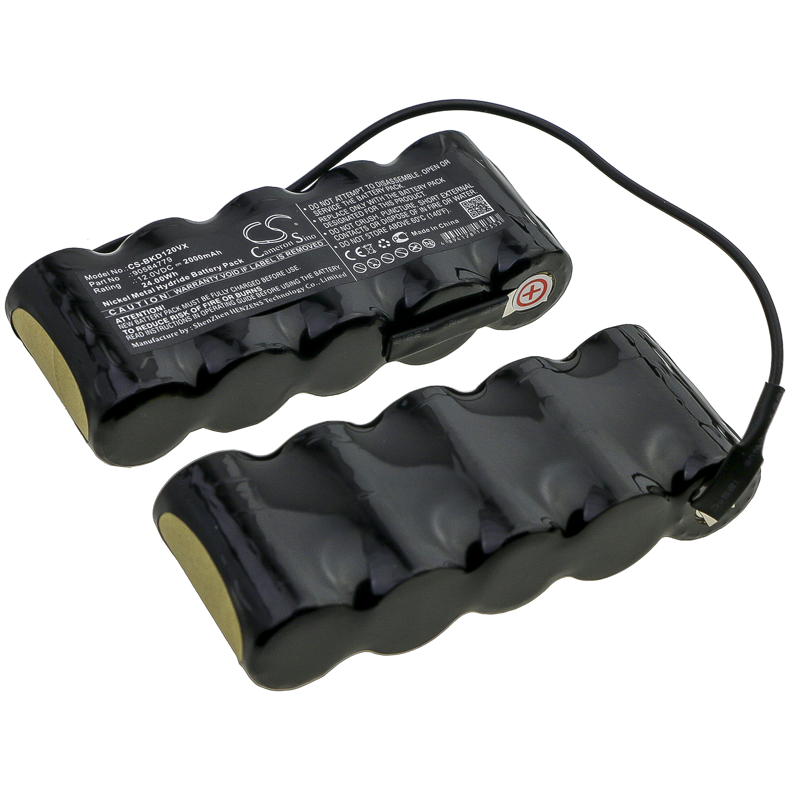 Black&Decker 90584779 Vacuum Replacement Battery 12V 2000mAh