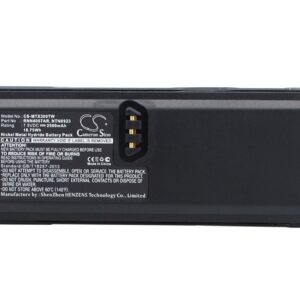 Nimh, 2500mah Two-Way radio battery For Motorola Xts3000, Xts3500, Xts5000 7.5v, 18.75wh