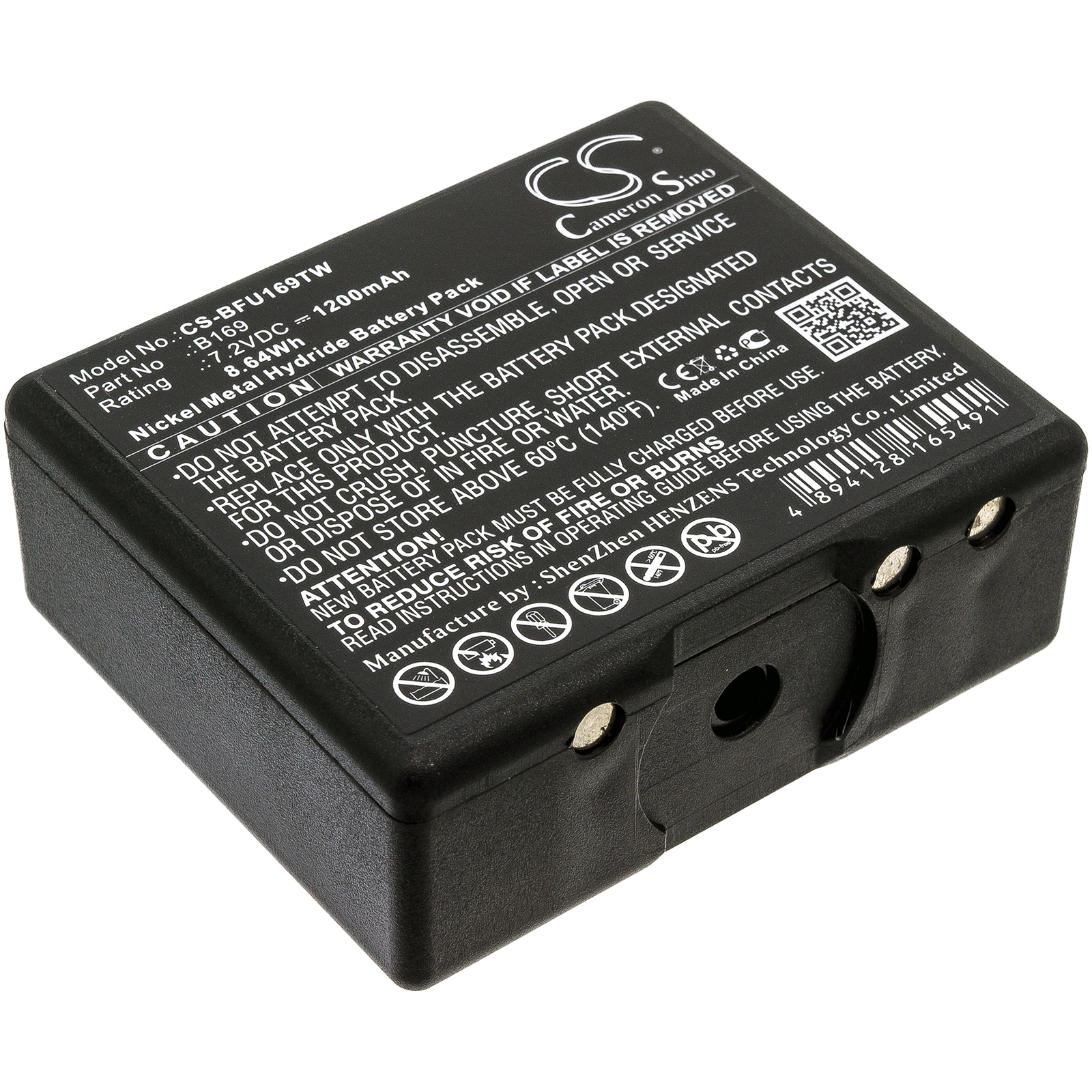 AEG B169 Two-Way Radio Replacement Battery 1200mAh