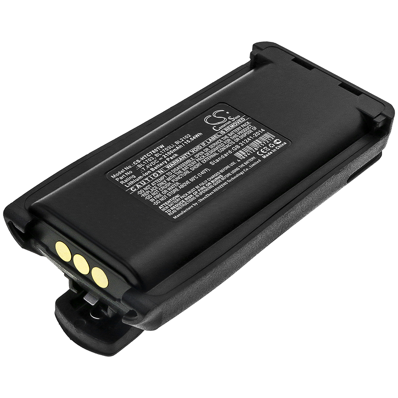 HYT BH1801 Two-Way Radio Replacement Battery 2100mAh