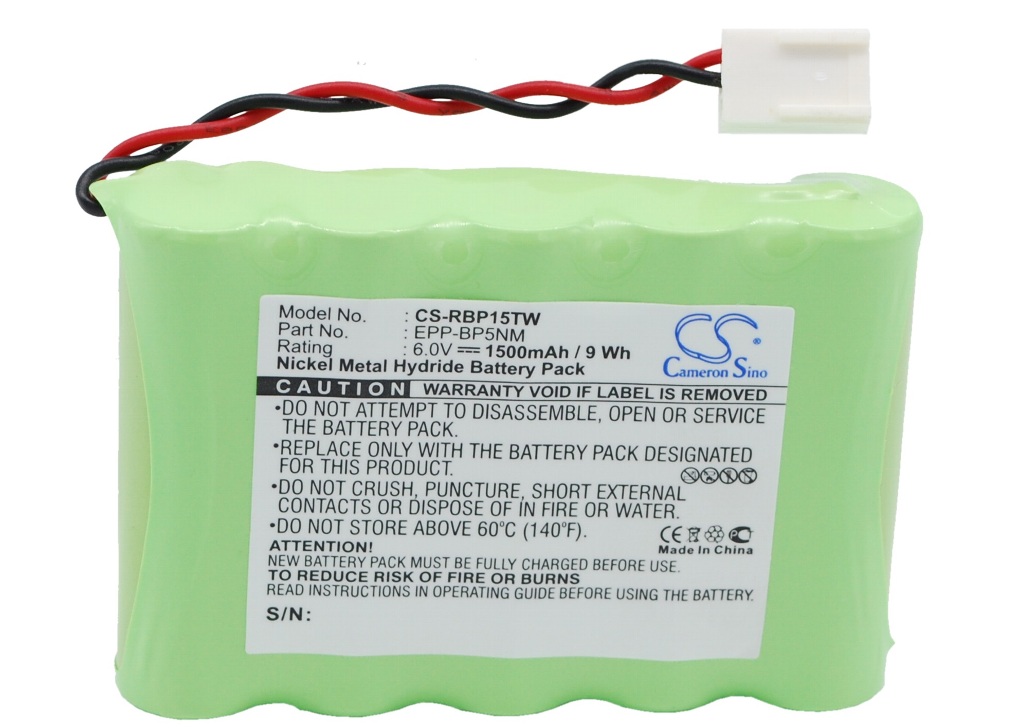 Ritron & RT-15H JBC100 JBC15H Replacement Battery 6V 1500mAh