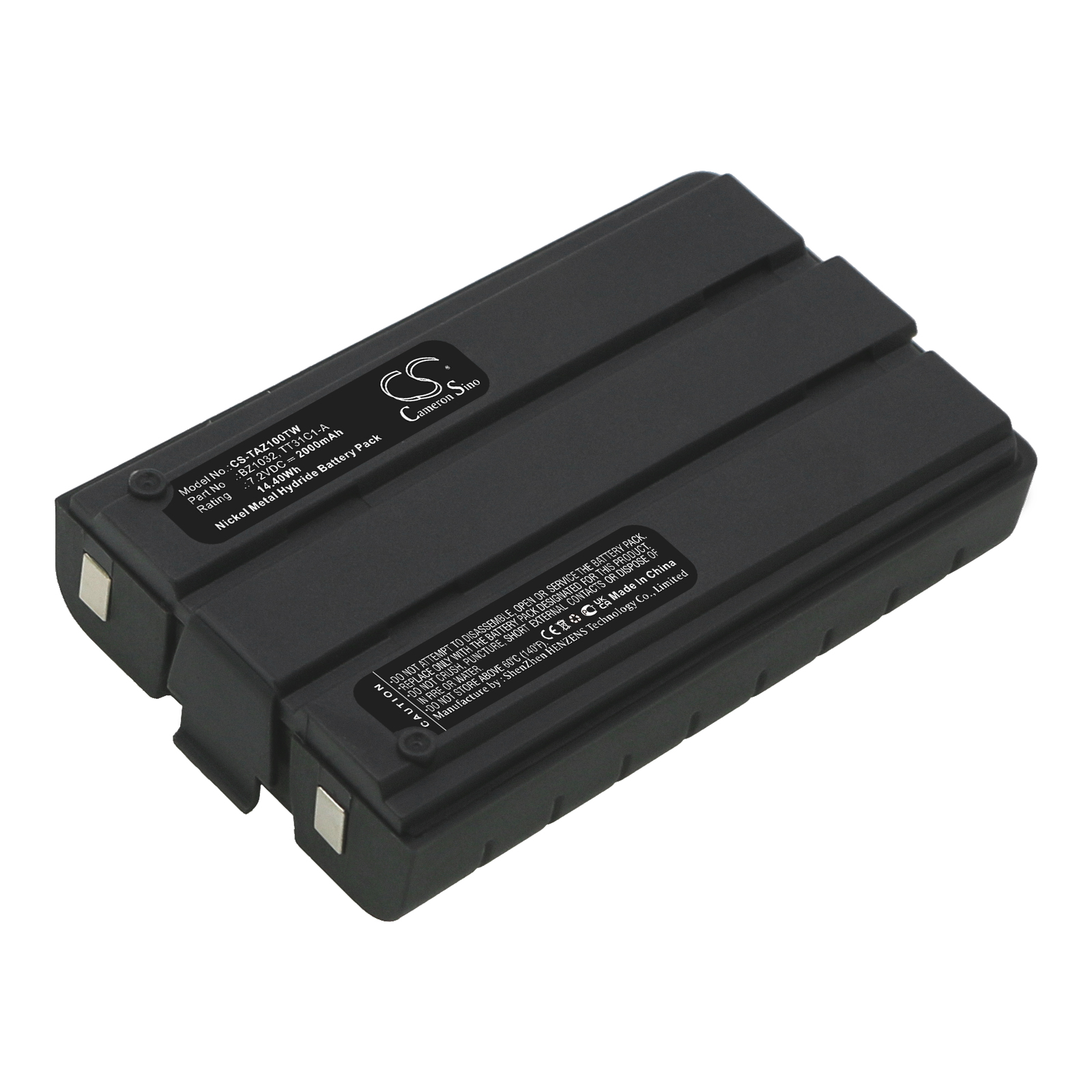 Harris Tait BZ1032 Two-Way Radio Replacement Battery 2000mAh