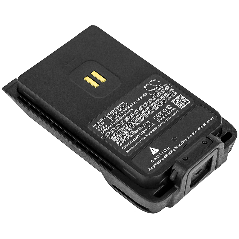 Hytera BL1506 Two-Way Radio Replacement Battery 7.4V 2000mAh