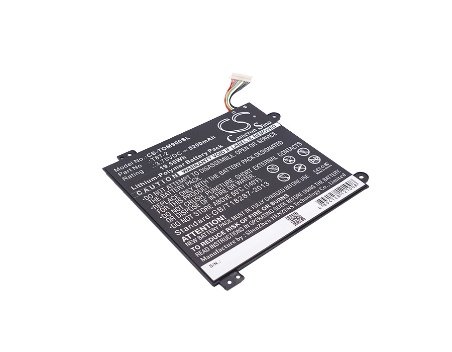 Toshiba T8T-2 Tablet Replacement Battery 5200mAh