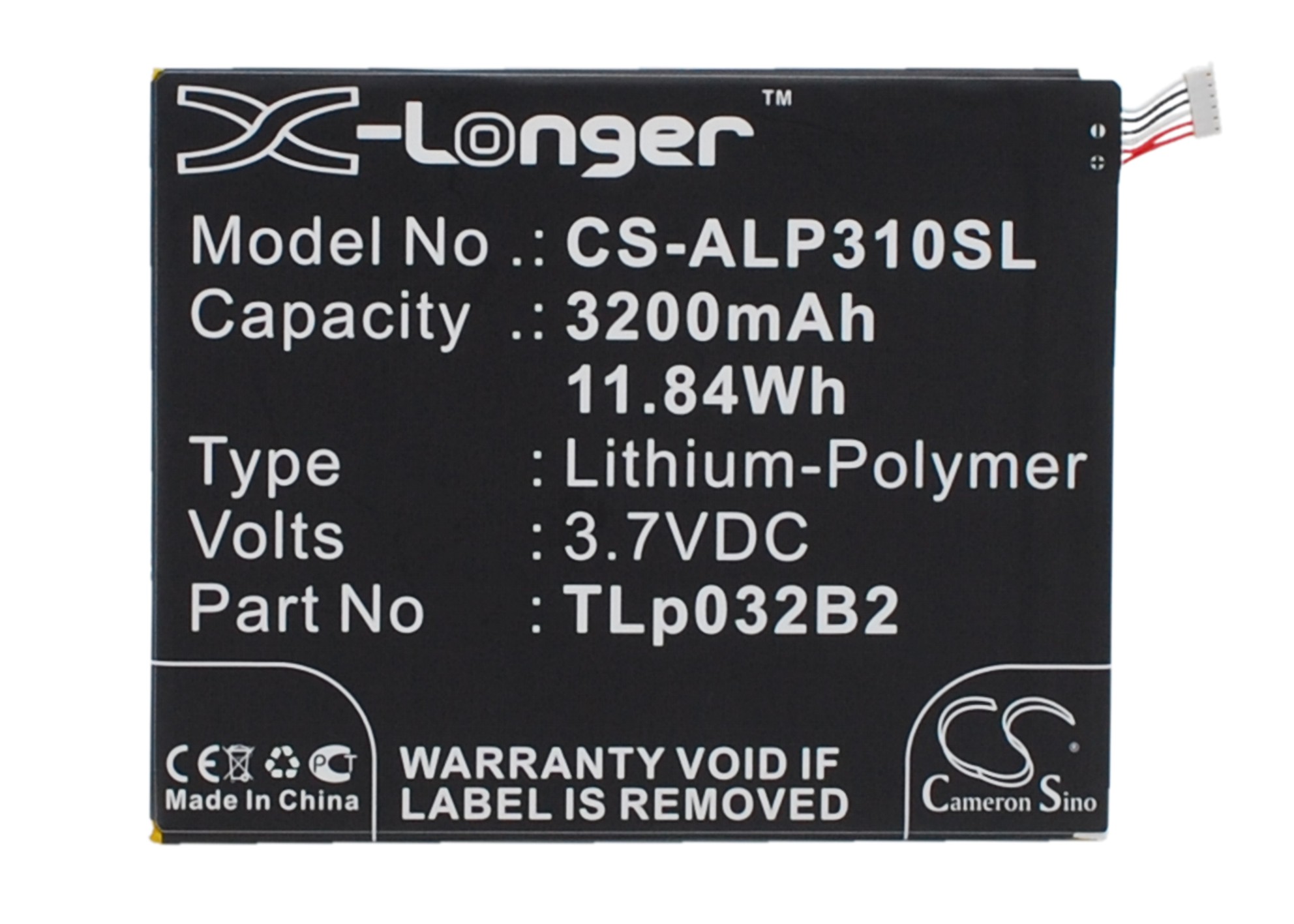 Alcatel TLp032B2, TLp032BD, TLp032C2 CS-ALP310SL