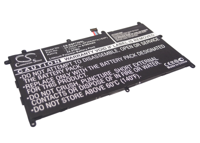 Samsung Galaxy Tab 8.9 Tablet Replacement Battery 6100mAh