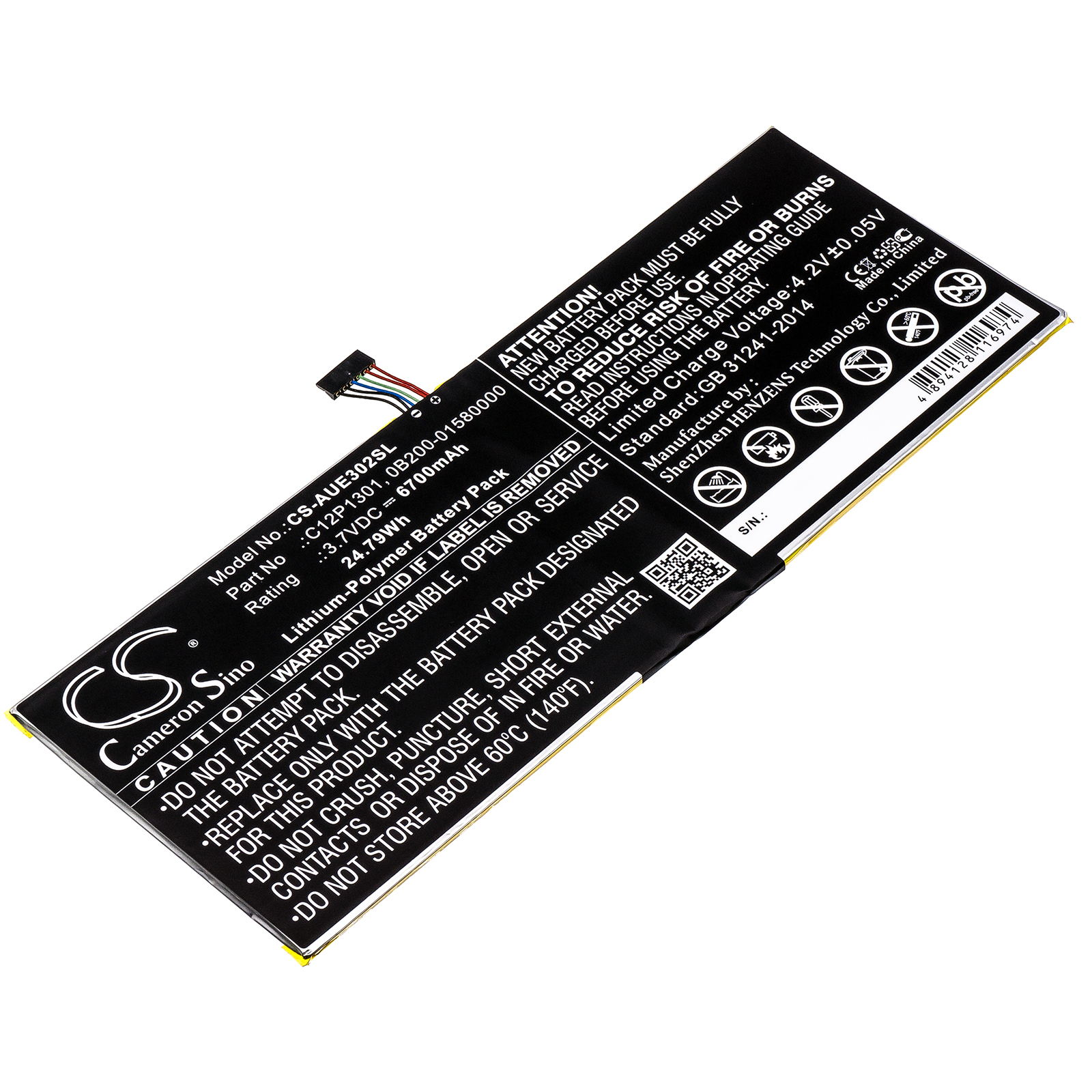 Asus 0B200-01580000, C12P1301 CS-AUE302SL