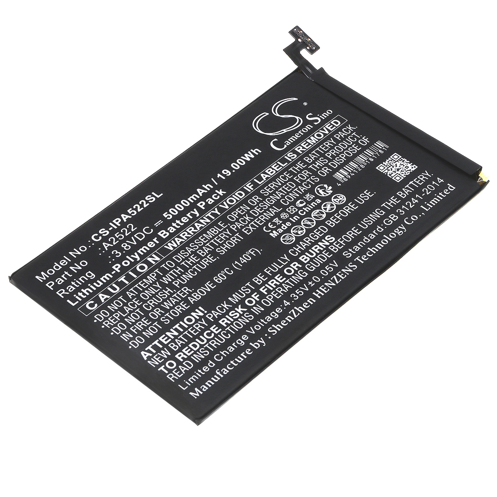 Apple A2567 A2568 A2569 Tablet Replacement Battery 5000mAh