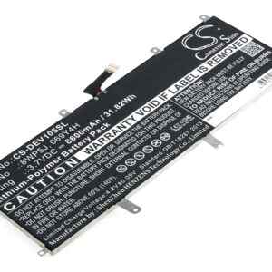 3.7V, Li-Polymer, 8600mAh, Tablet battery fits Dell, 069y4h, Venue 10 5000, Venue 10 5050, 31.82Wh