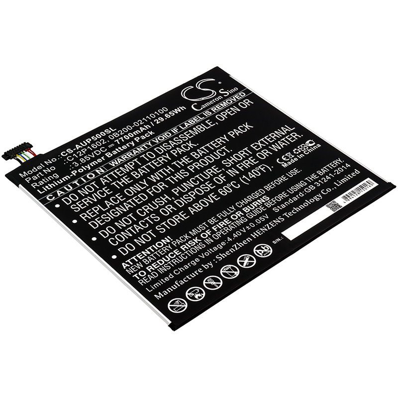 Asus 0B200-02110100 Tablet Replacement Battery 3.85V 7700mAh
