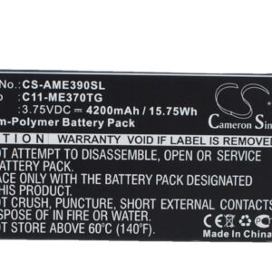 Asus C11-ME370TG Tablet Replacement Battery 3.75V 4200mAh