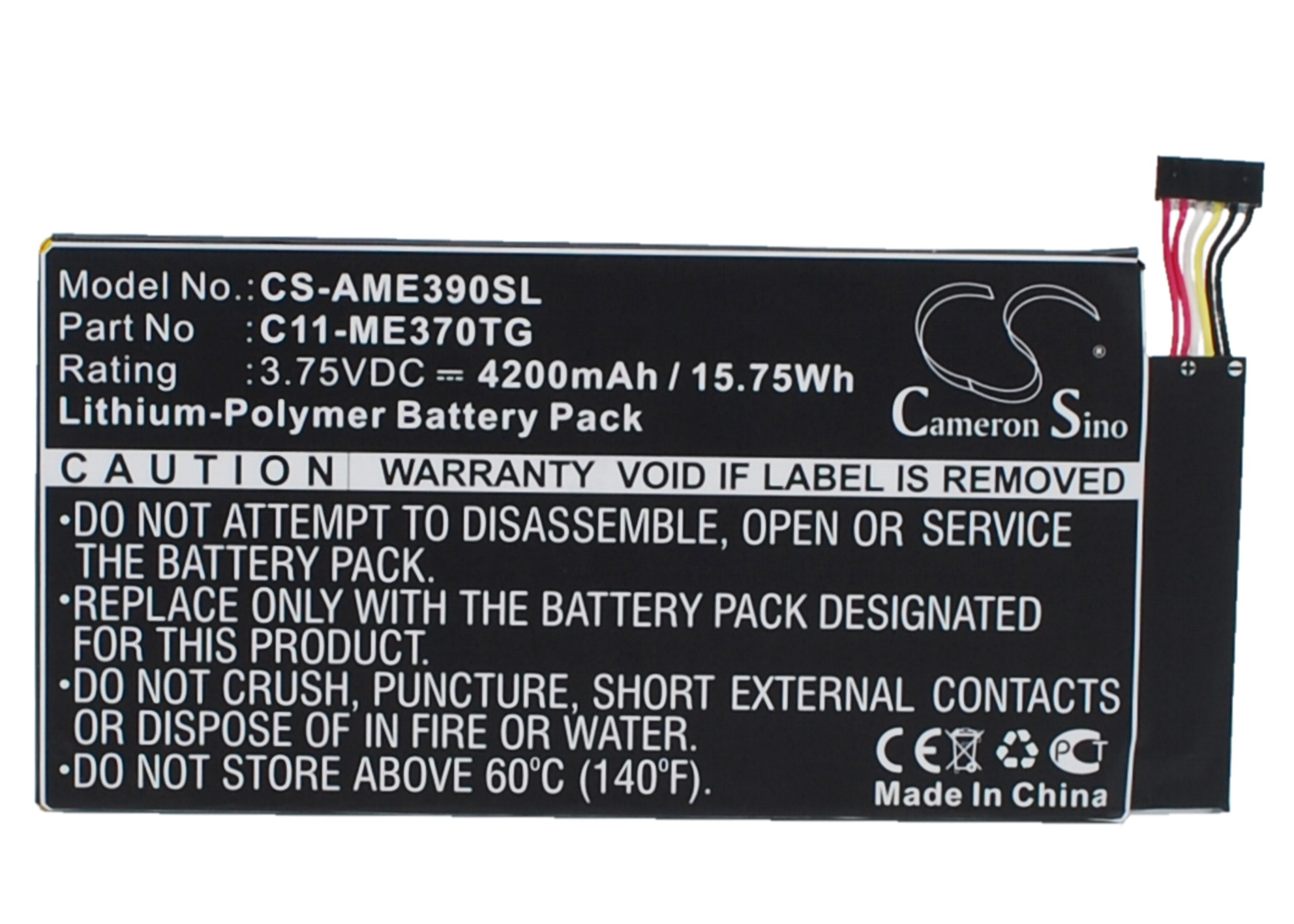 Asus C11-ME370TG Tablet Replacement Battery 3.75V 4200mAh