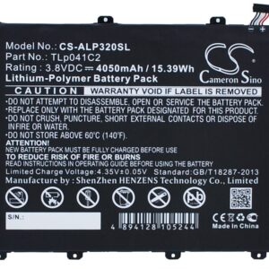 TLP041CC Alcatel Replacement Battery 3.8V 4050mAh