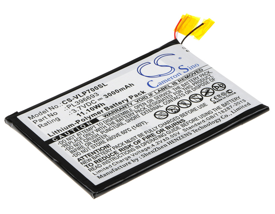 Visual Land ME-7G-8GB Tablet Replacement Battery 3000mAh
