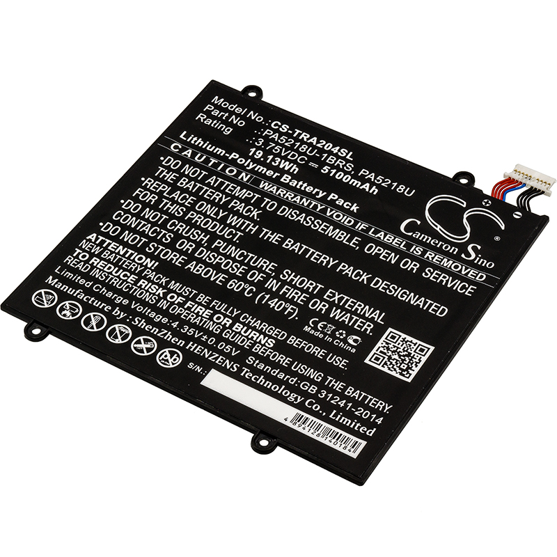 Toshiba Excite A204 PA5218U Tablet Replacement Battery 5100mAh