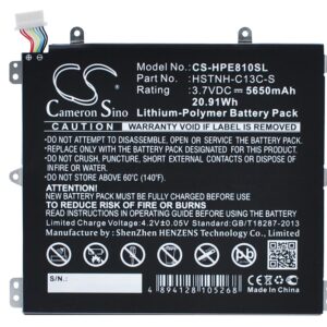 HP Slate 8 Pro Replacement Battery 3.7V 5650mAh HSTNH-C13C-S